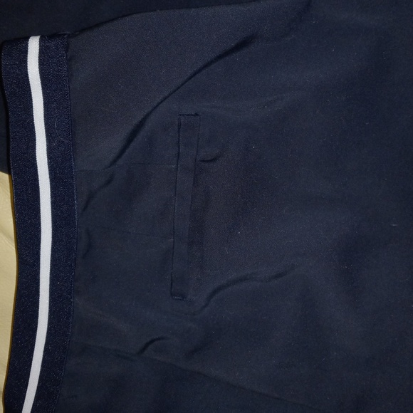 Zara Basic Turkey Women's Trousers Size US Large Navy Blue Pockets Elastic Waist - Picture 9 of 10